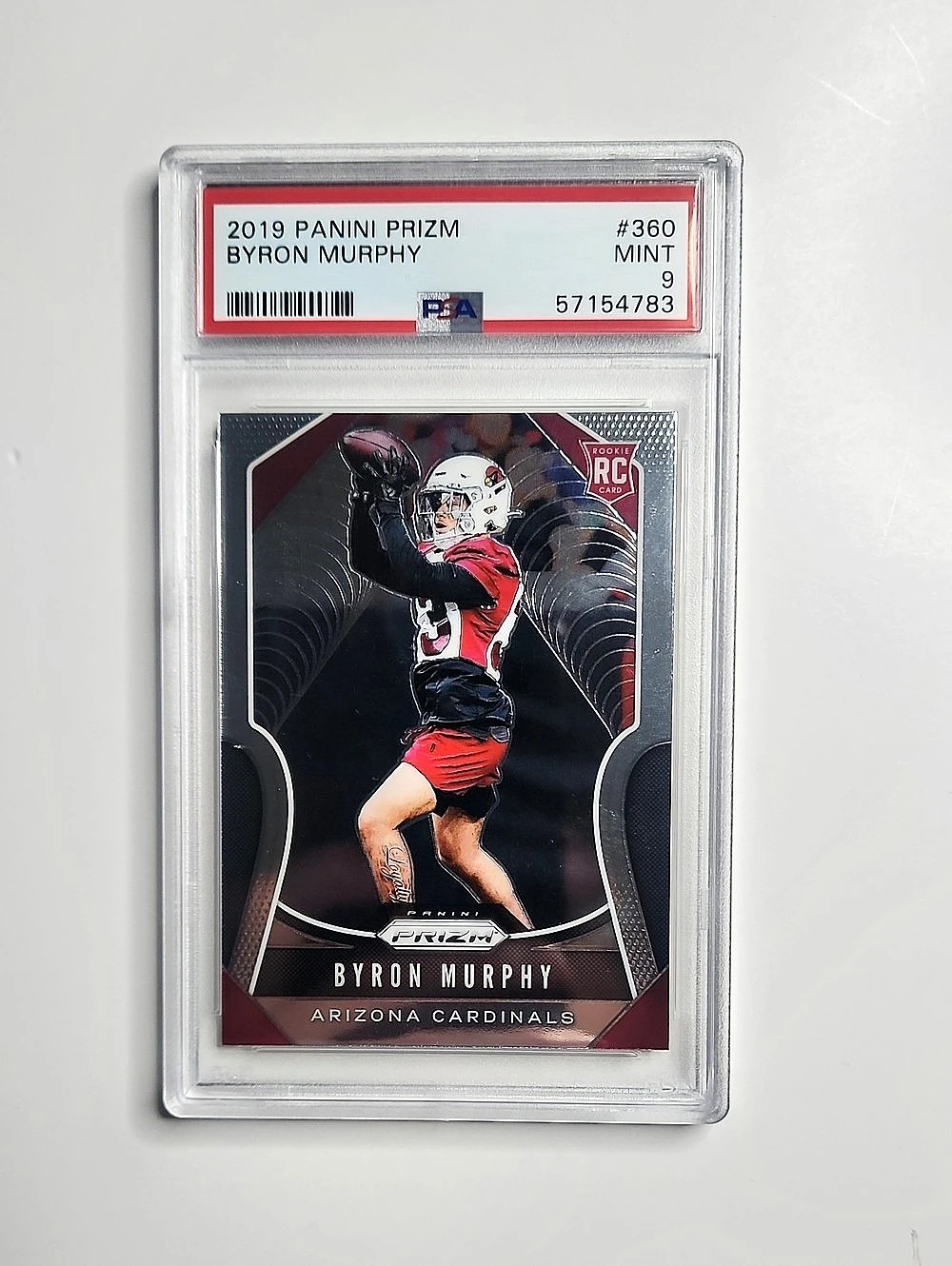 Byron Murphy ~ 2019 Prizm ~ Rookie ~ PSA 9